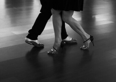 Albo’s super dance: one step forward, one backward, one to the side