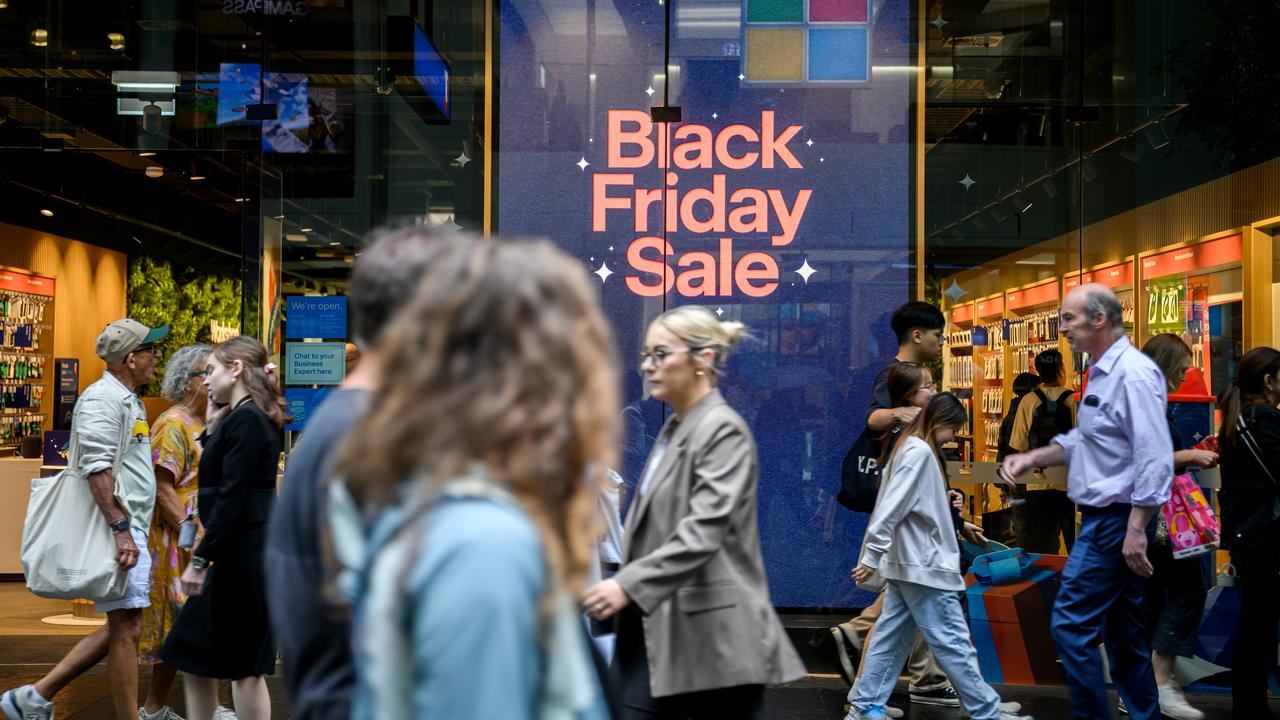 Sale signage during Black Friday (file image)