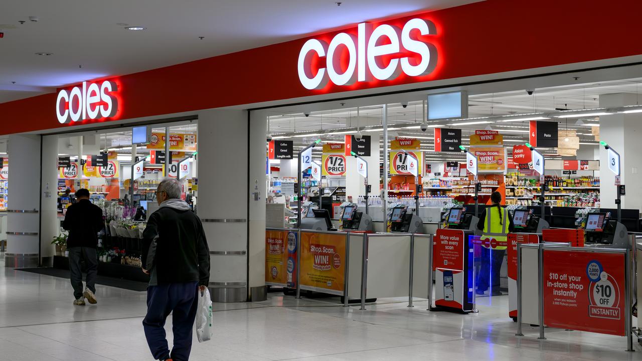 A general view of Coles at Carlingford Court in Sydney