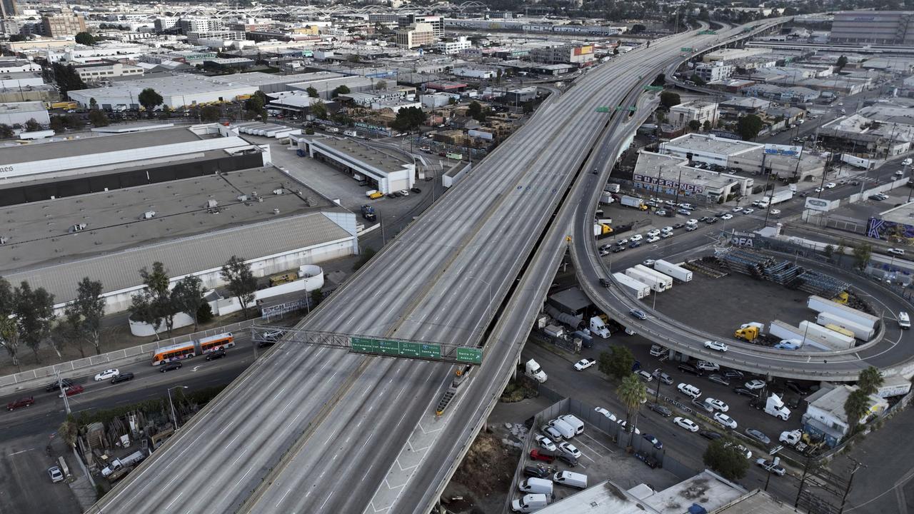 An interstate road in LA
