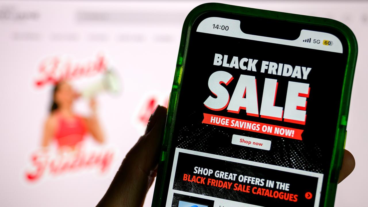 Advertisements for Black Friday (file image)