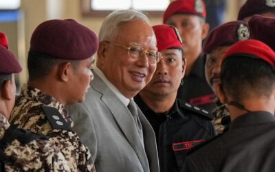 Former Malaysian PM convicted in corruption trial
