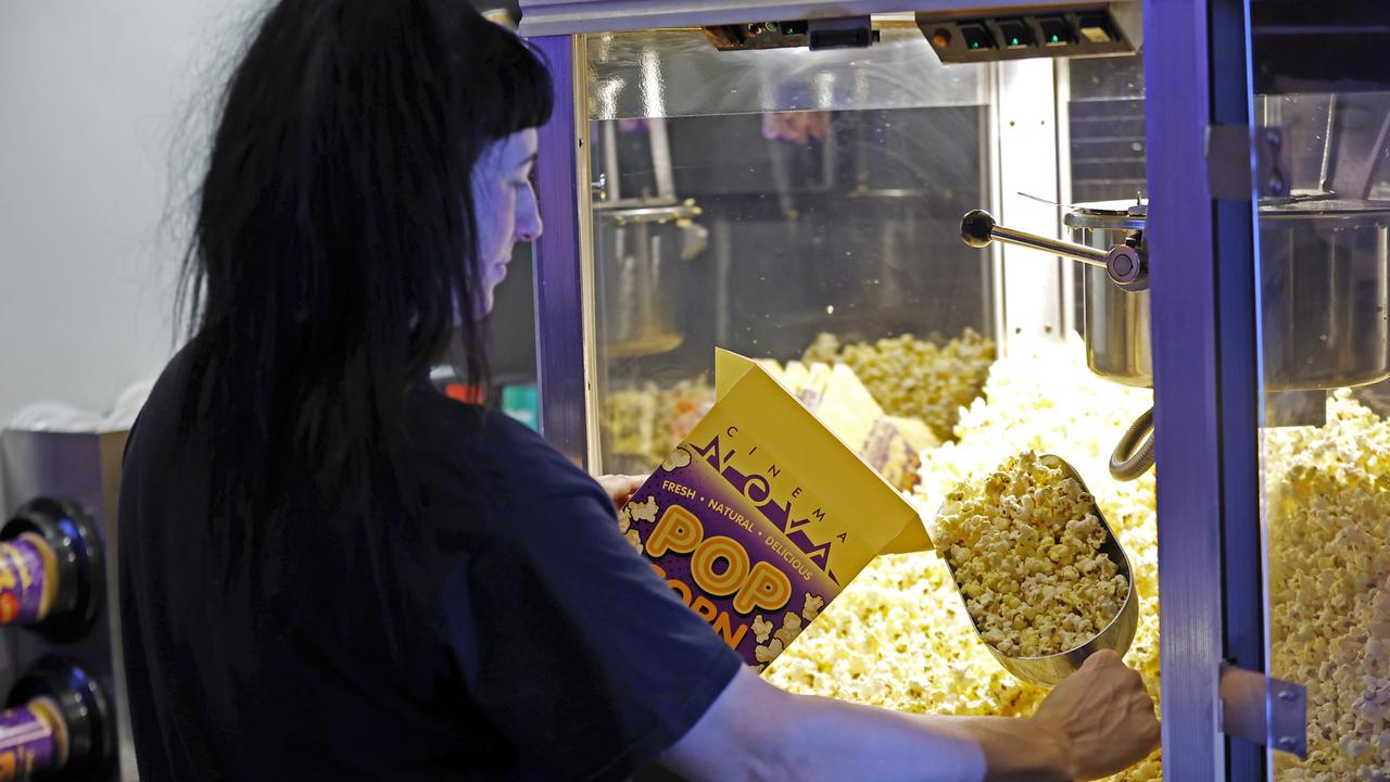 A cinema staff member