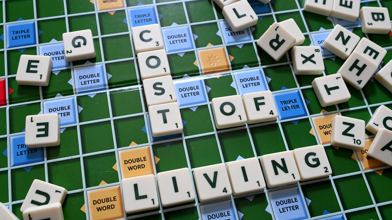The words 'Cost of Living' on a Scrabble board (file image)