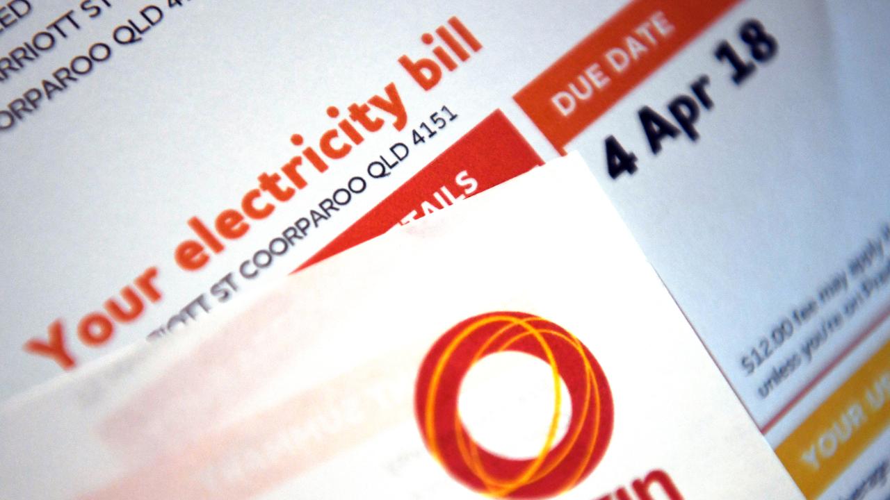 An Origin Energy power bill