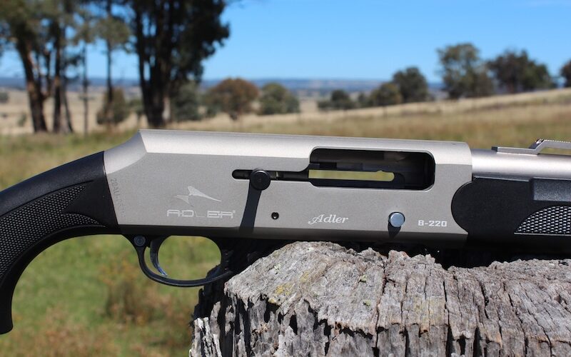 Adler straight-pull shotgun.