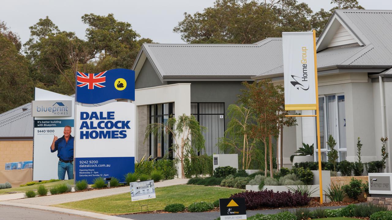 Housing stock in Perth (file image)