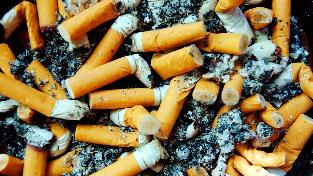 Cigarette butts
