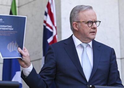 Albo bows to media, Israel pressure, moves on antisemitism, free speech