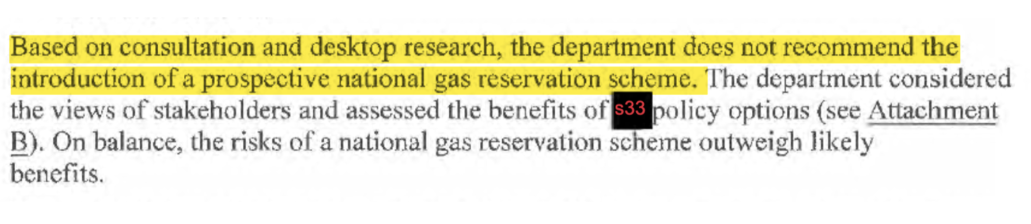2021 Report (Source: FOI)