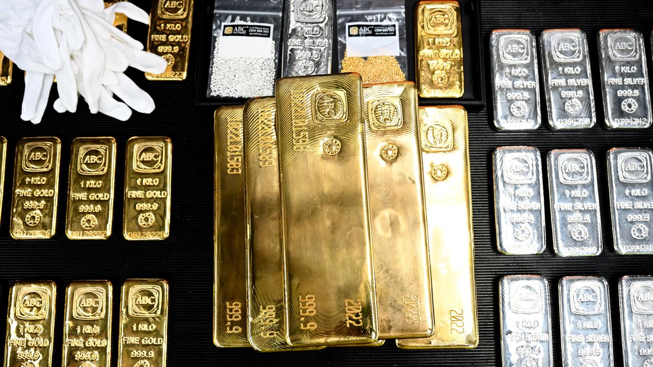 Gold and silver bullion (file image)