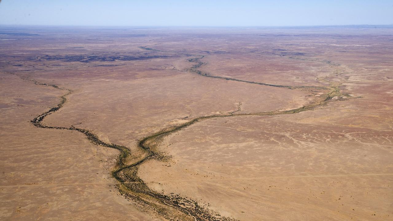 Dry land near Maree in South Australia.