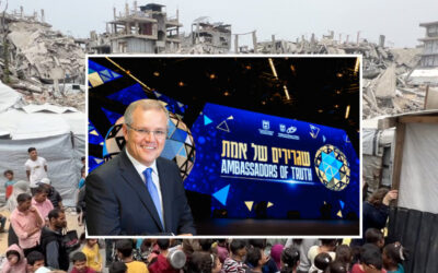“Ambassadors of Truth”: Scott Morrison to speak in Israel as Gazans keep dying