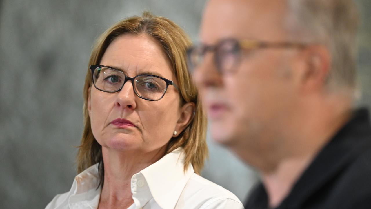 Jacinta Allan and Anthony Albanese