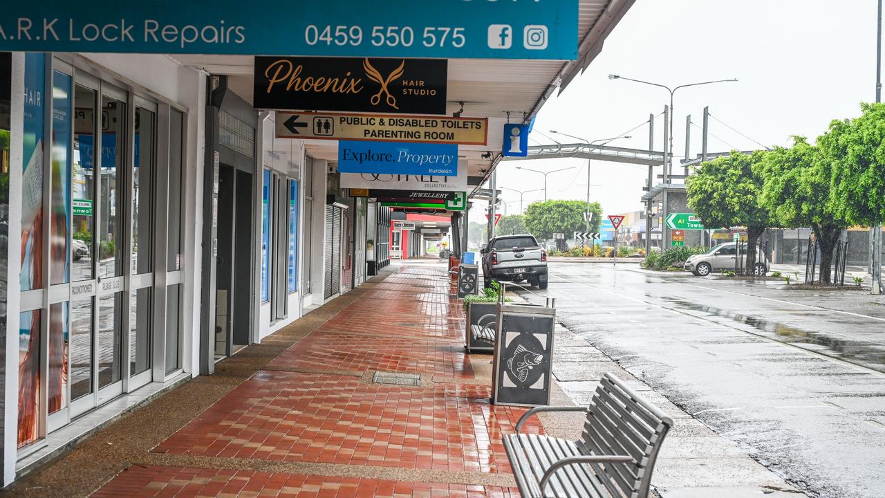 Deserted streets if Ayr in north Queensland.