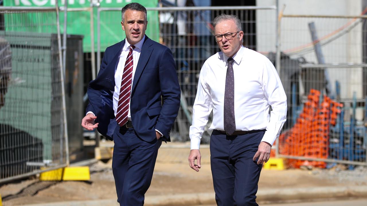 SA Premier Peter Malinauskas and Prime Minister Anthony Albanese