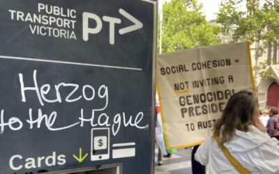 Israeli head flies in to rally rage, community embrace