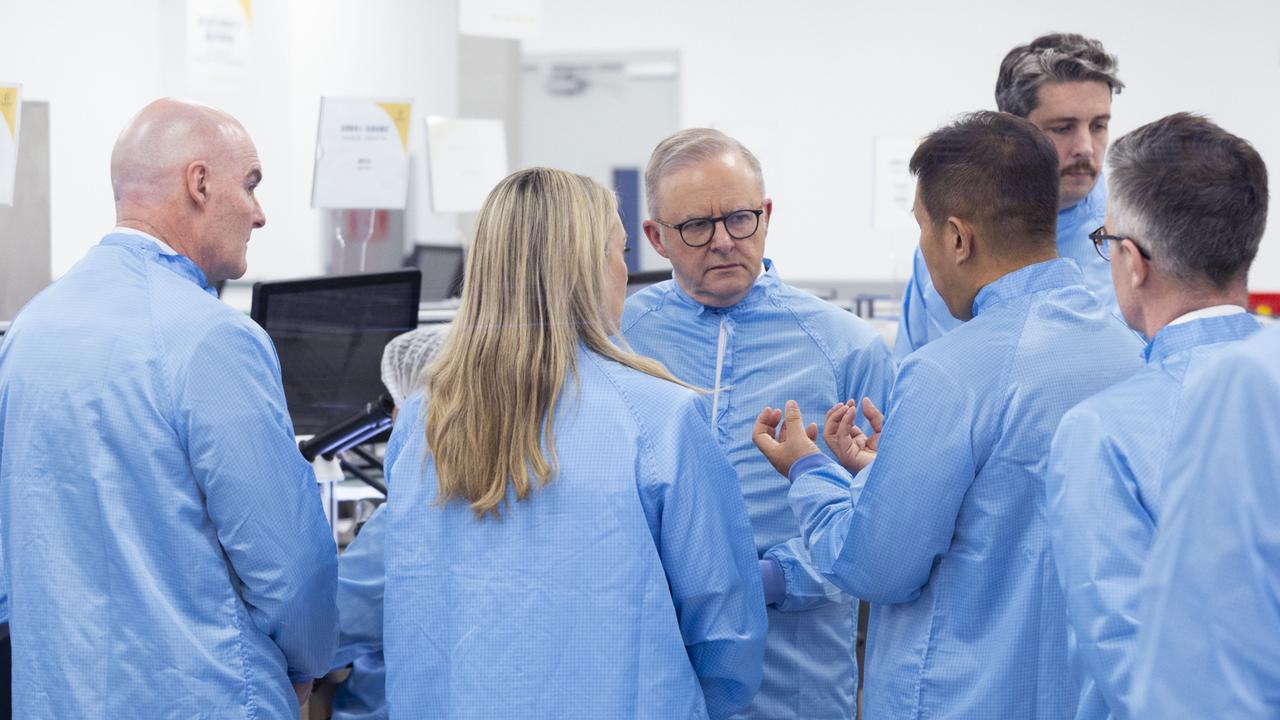 Anthony Albanese visits Cochlear's facility in China