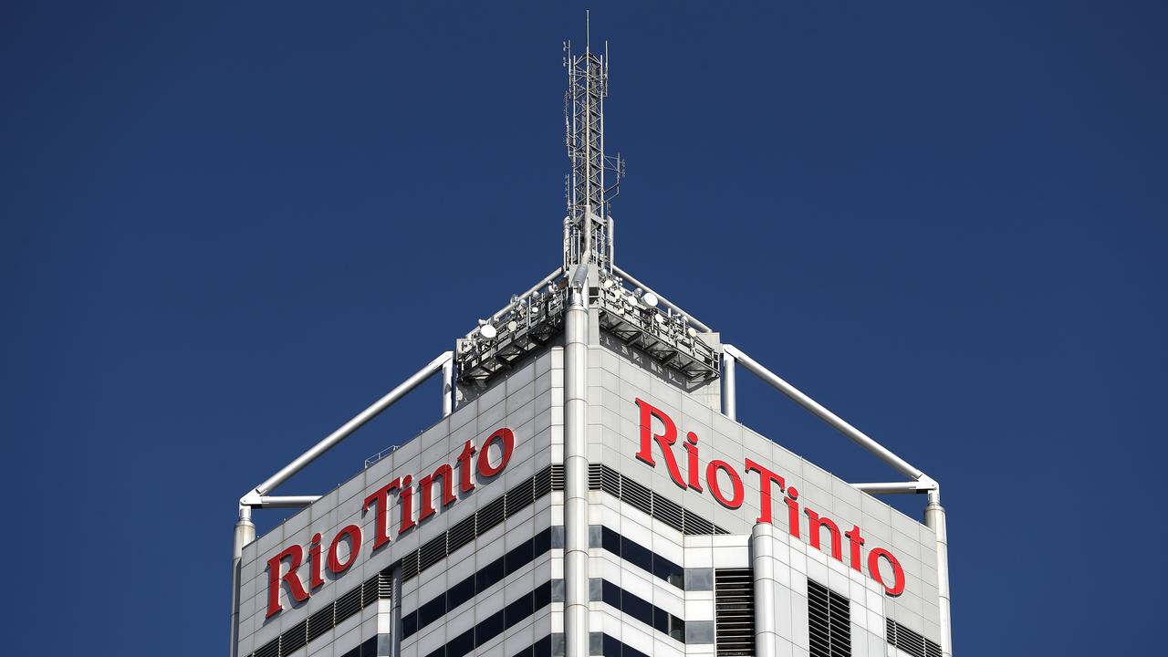 A stock picture of the Rio Tinto building in Perth