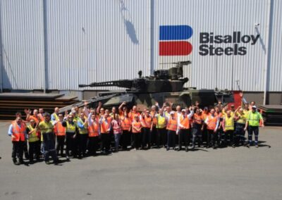 IDF supplier Bisalloy Steel targeted by Herzog protesters