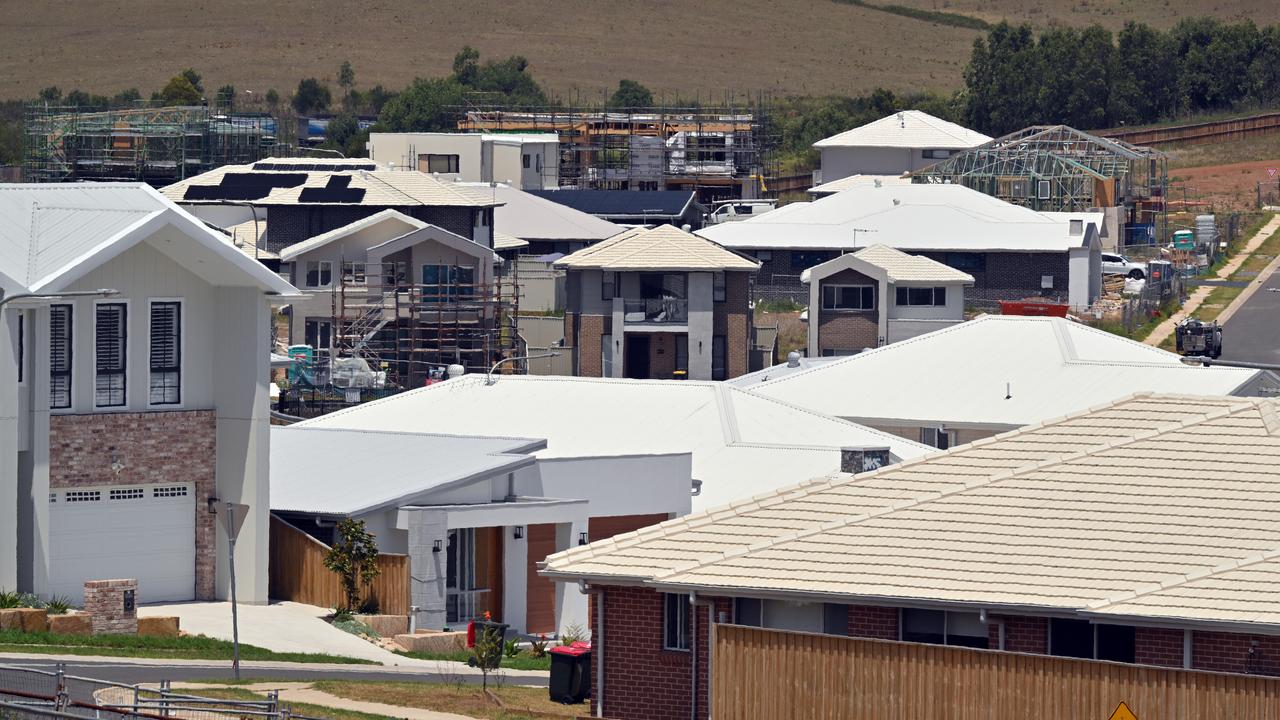 A housing estate in Sydney's southwest