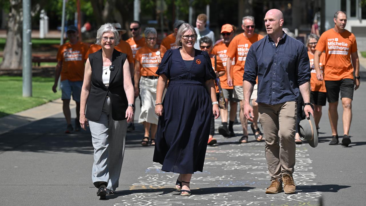 Helen Haines, Michelle Milthorpe and David Pocock