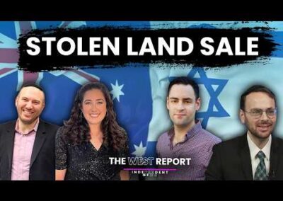 The Sydney Roadshow Selling Illegal West Bank Homes | The West Report