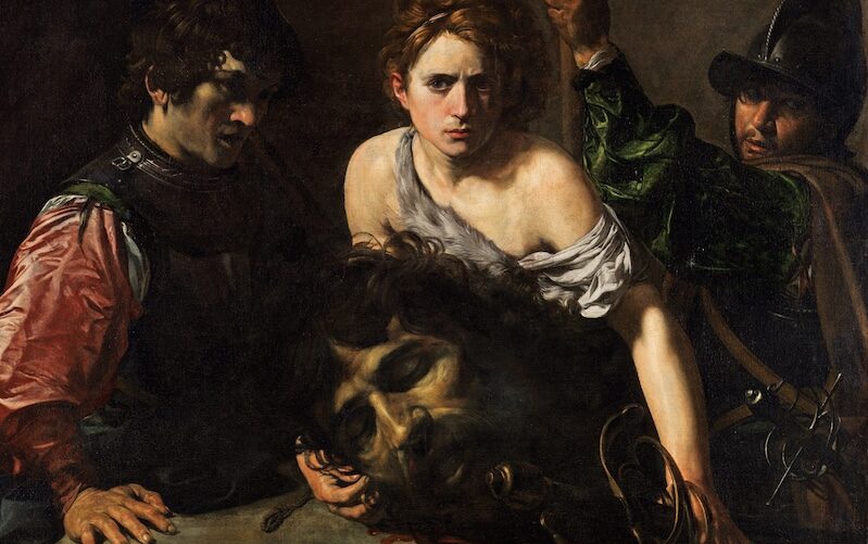 David and Goliath. Valentin de Boulogne
