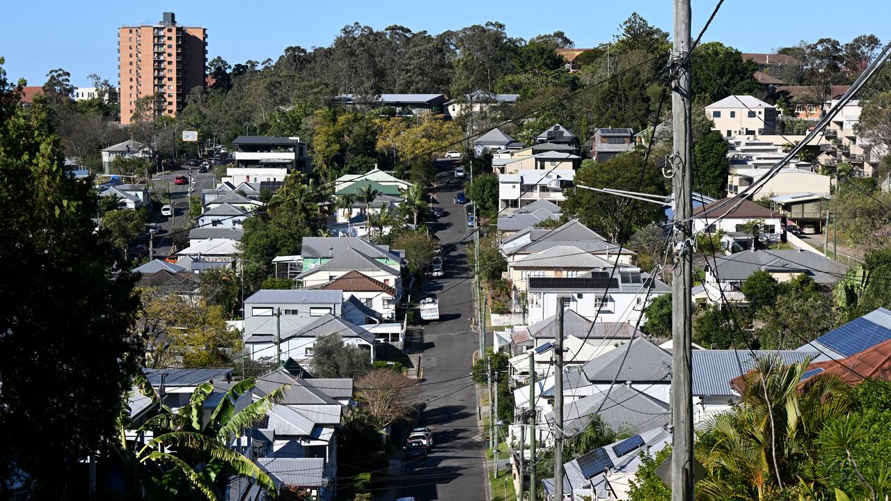 Homes in suburban Brisbane (file image)
