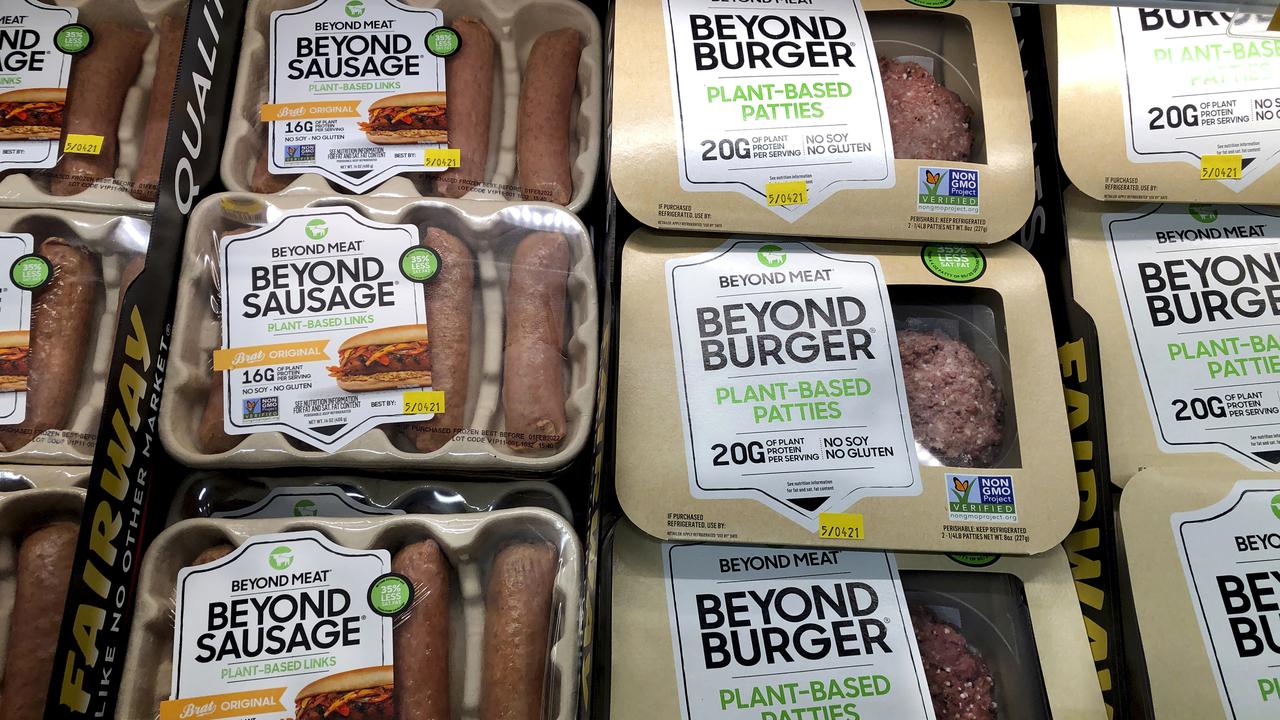 Packages of Beyond Burgers and Beyond Sausage