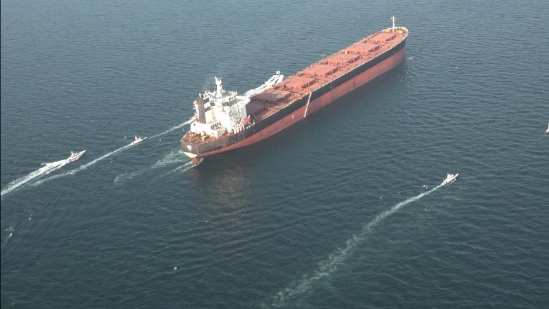 Fuel tanker in Strait of Hormuz