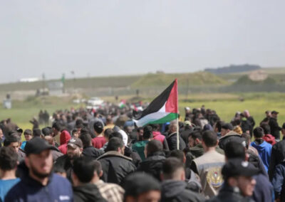 UniSuper members ‘divest from death’ on Palestine Land Day