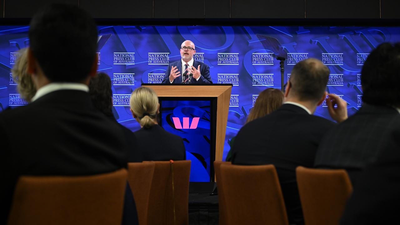 Industry Minister Tim Ayres addresses the National Press Club