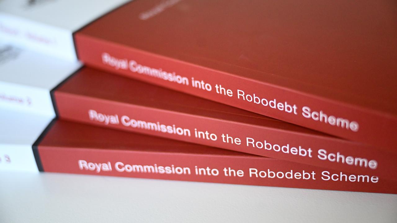 A copy of the Report of the Royal Commission into the Robodebt Scheme