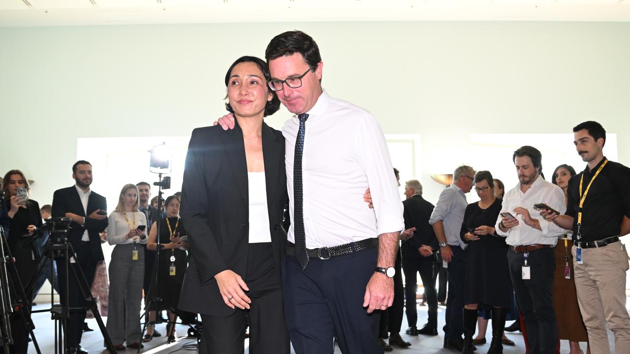 Nationals leader David Littleproud and his wife Amelia 