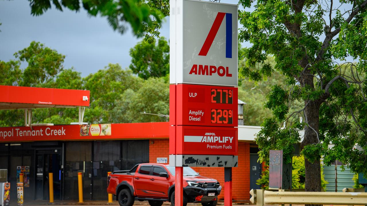 Ampol service station signage (file image)