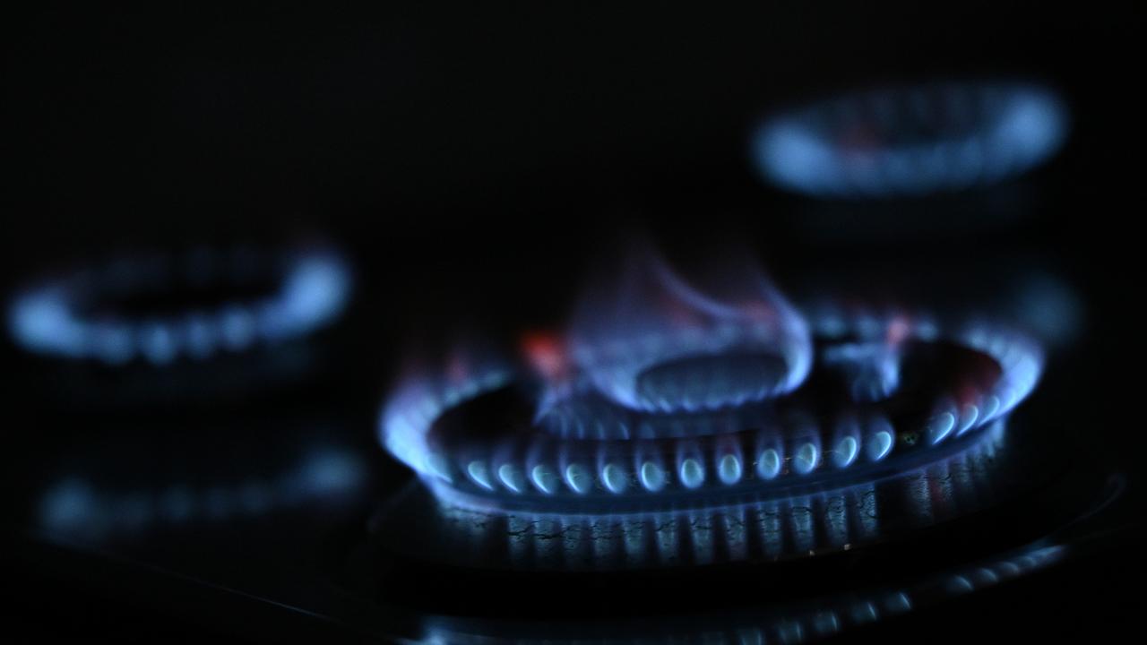 .A kitchen gas stove burner (file image)