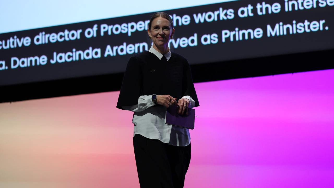 Former New Zealand prime minister Jacinda Ardern