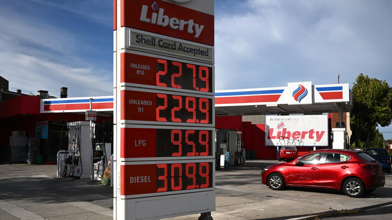 Melbourne petrol station