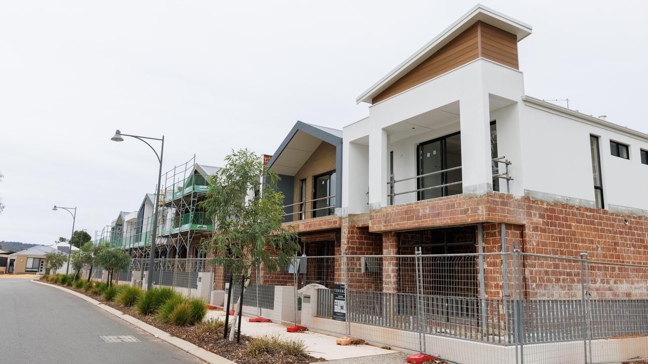 A general view of housing stock in Perth