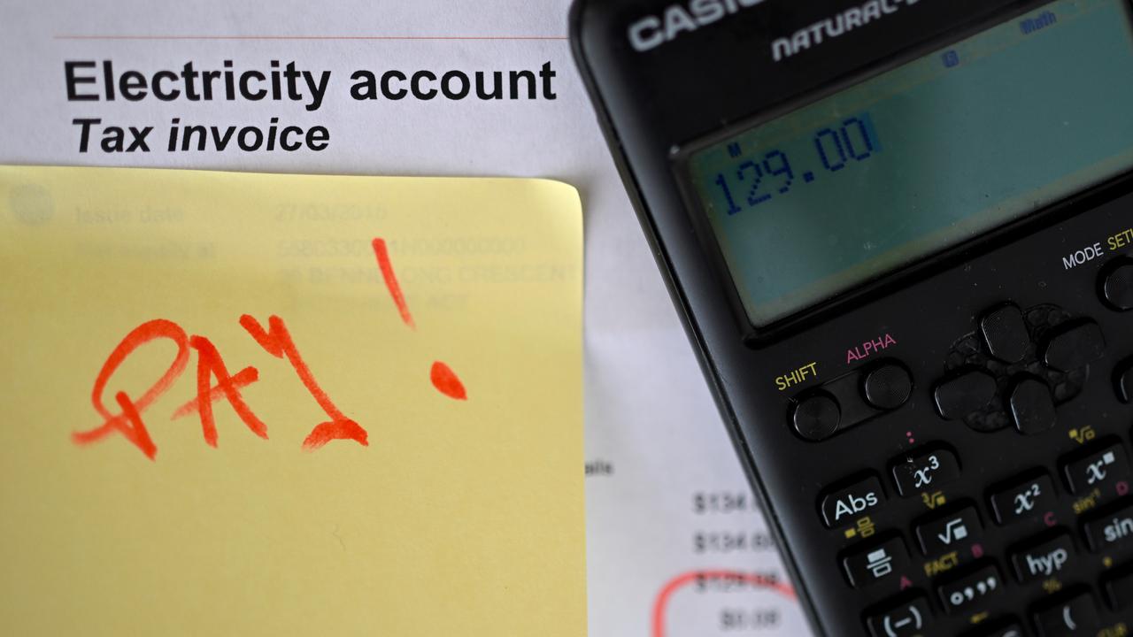 A photo illustration of an electricity bill