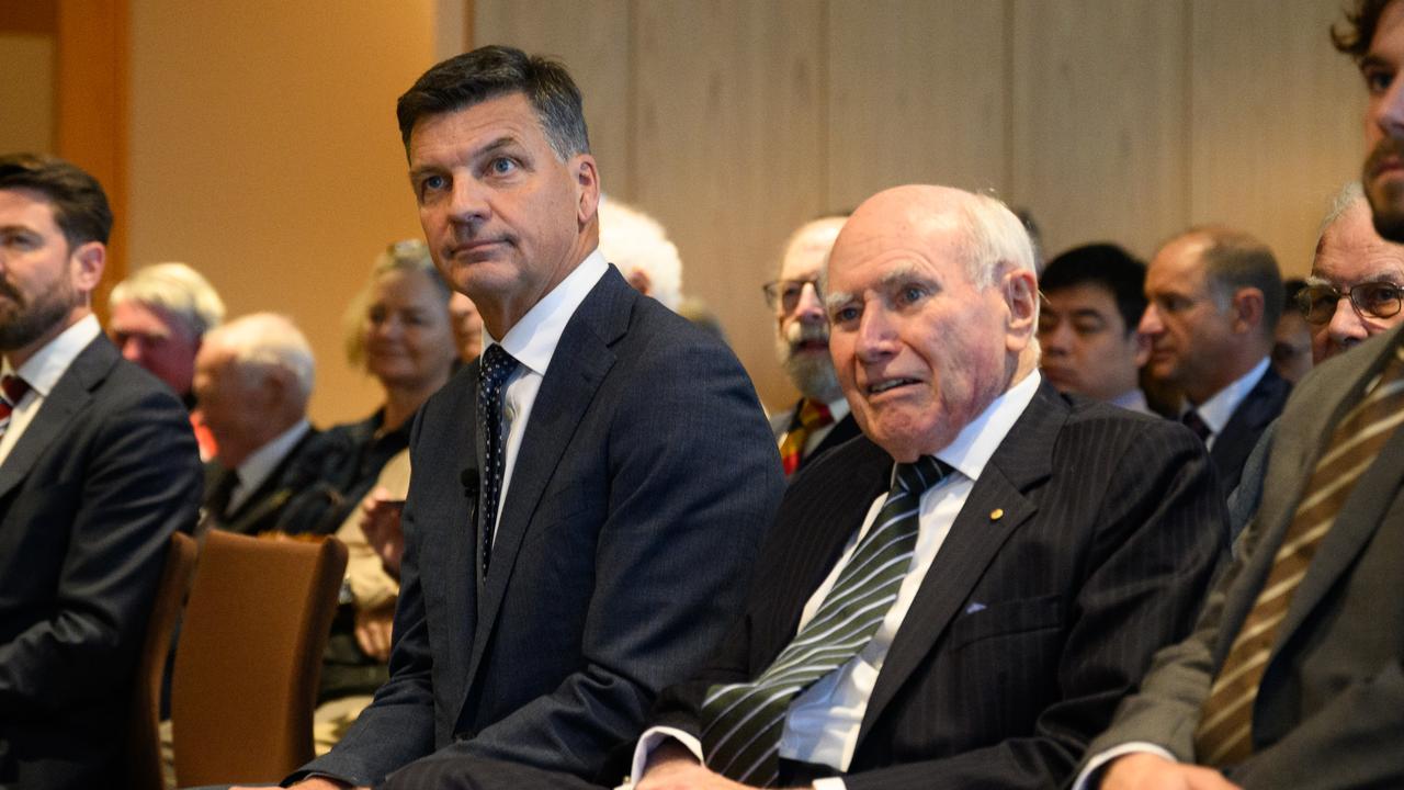 Angus Taylor and John Howard