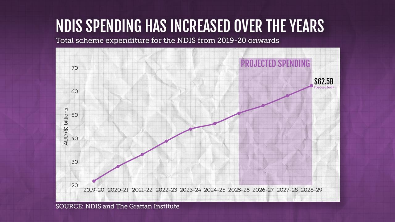 NDIS spending graph
