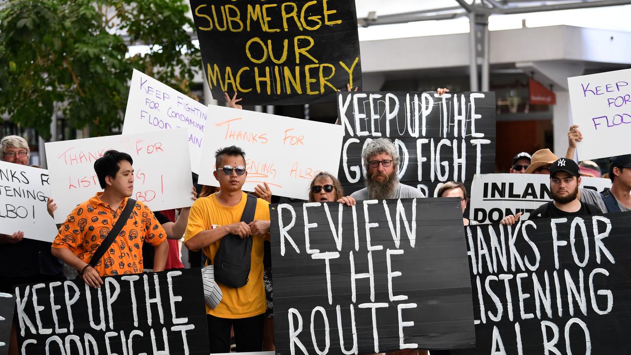 QLD INLAND RAIL PROTEST