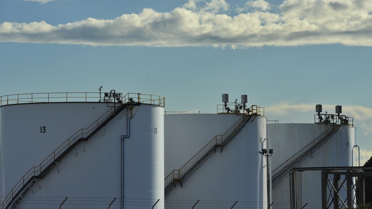 Oil storage at Kurnell in Sydney