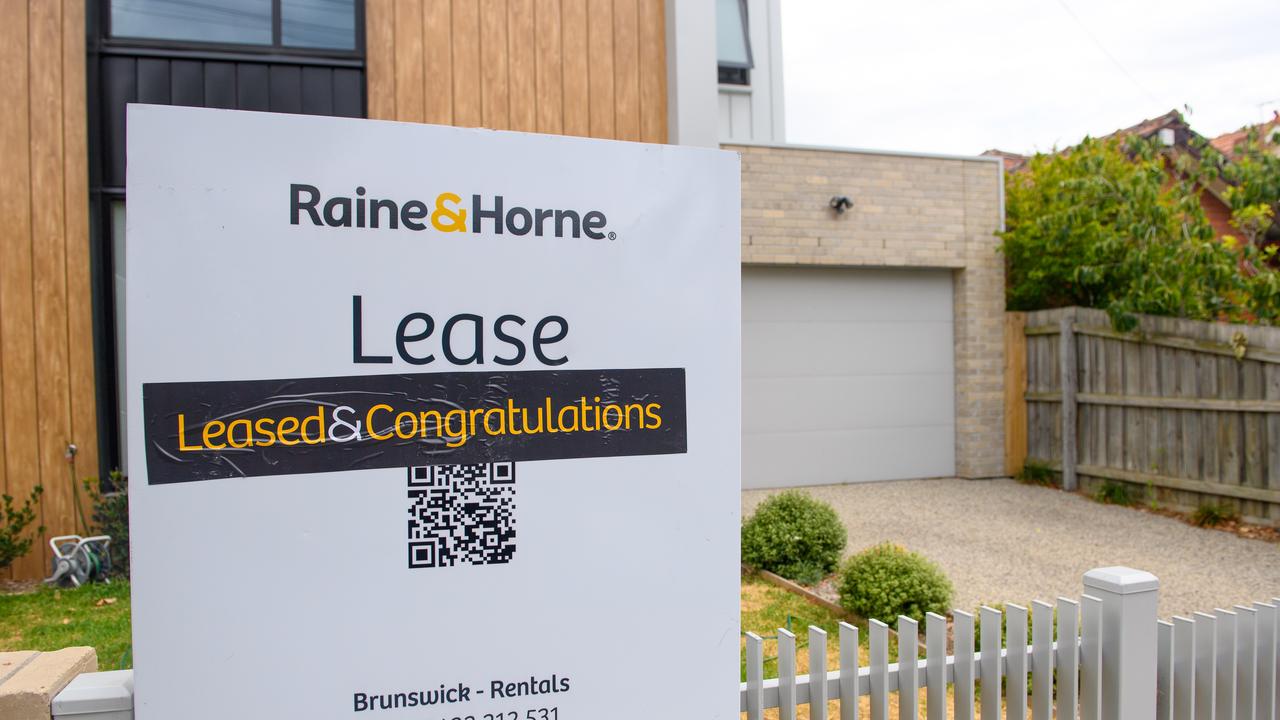 Rented home in Melbourne (file)