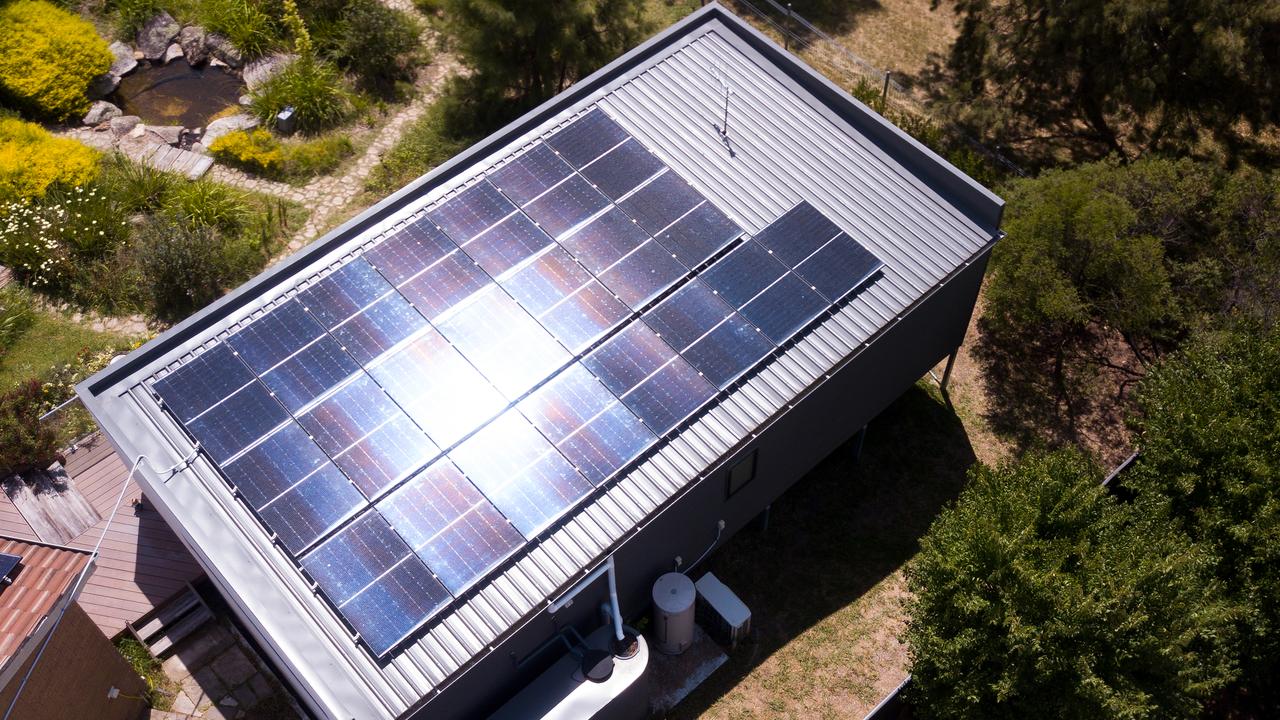 A rooftop solar unit.