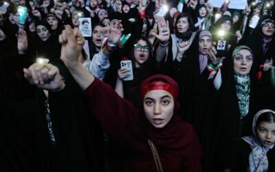 Shares drop, oil rebounds as US and Iran exchange fire