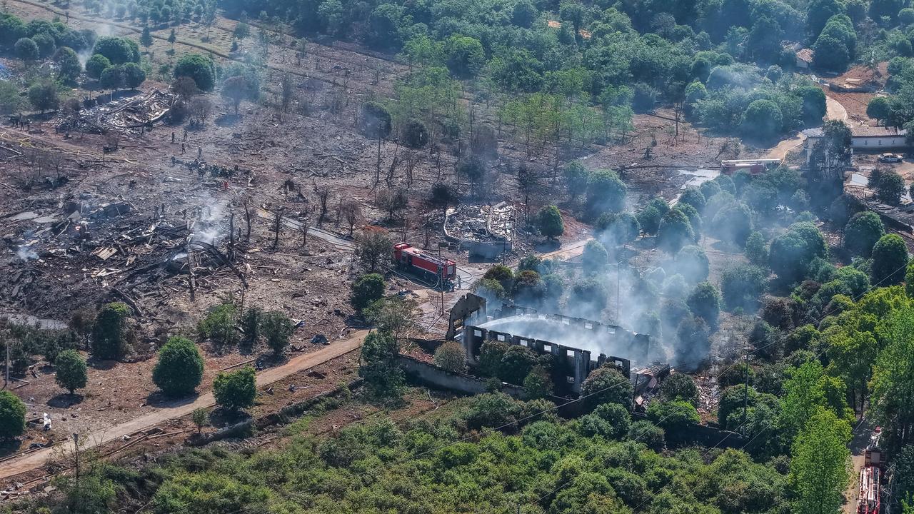 The accident site