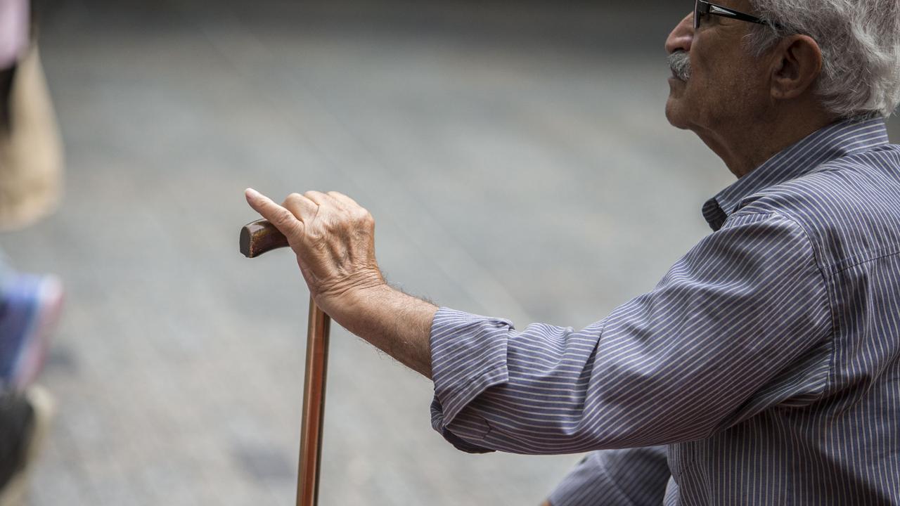 An elderly man in Brisbane